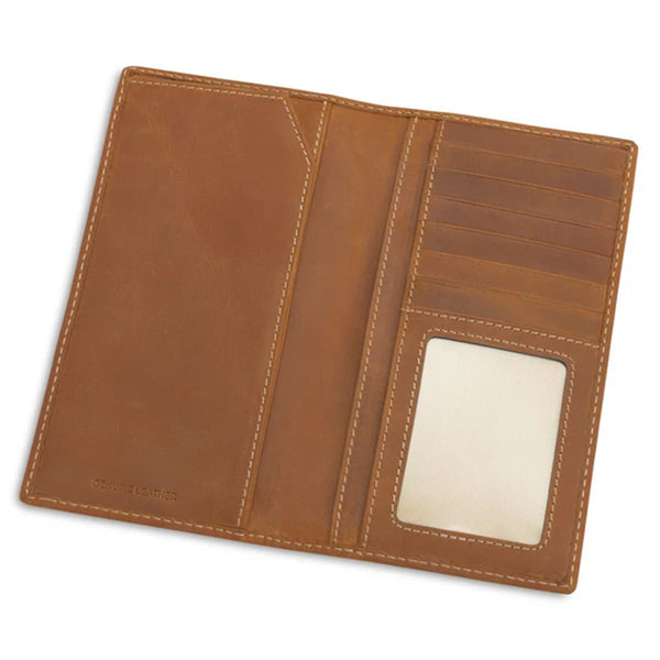 Heybo Leather Checkbook Wallet