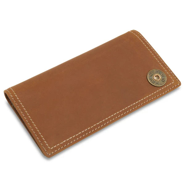 Heybo Leather Checkbook Wallet