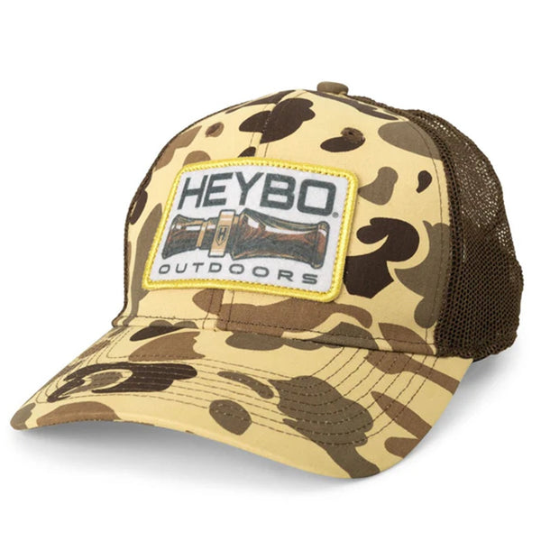 Heybo Duck Call Patch Meshback Trucker Cap