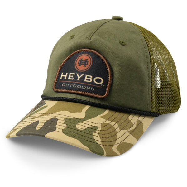 Heybo Stamp Felt Patch Mesh Back Cap