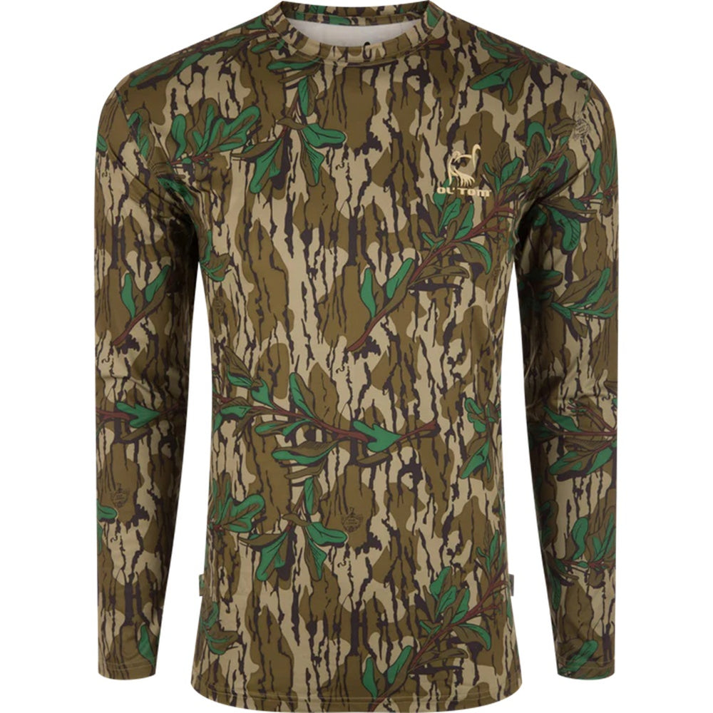 Ol' Tom Youth Camo Performance L/S Crew