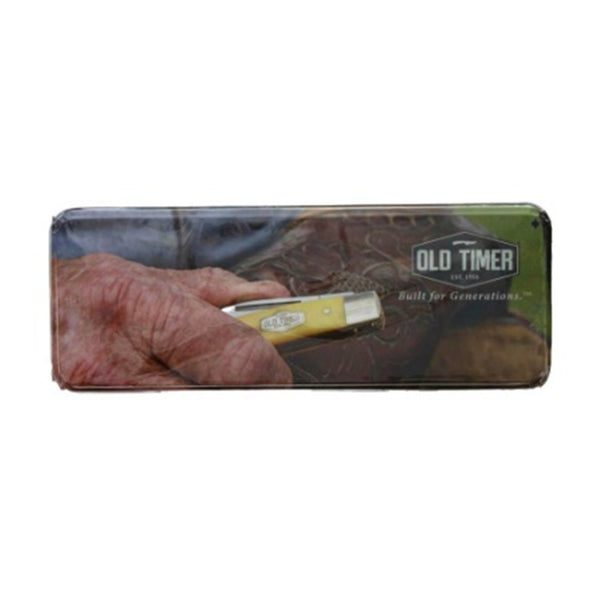 Old Timer 2-pc Yellow Handle Sharpfinger Combo