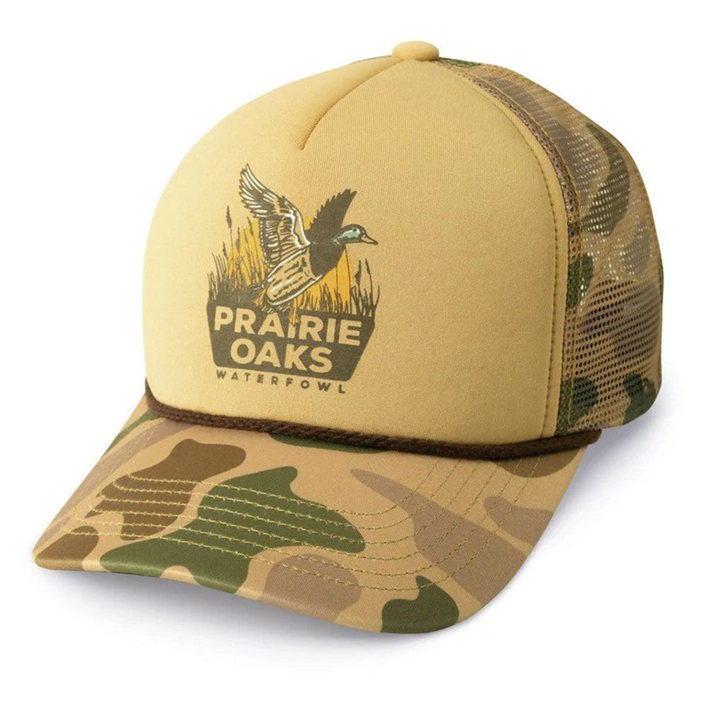 Prairie Oaks Waterfowl Camo Foam Trucker Cap