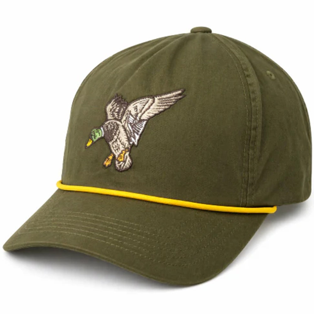 Prairie Oaks Waterfowl Mallard Unstructured Rope Cap