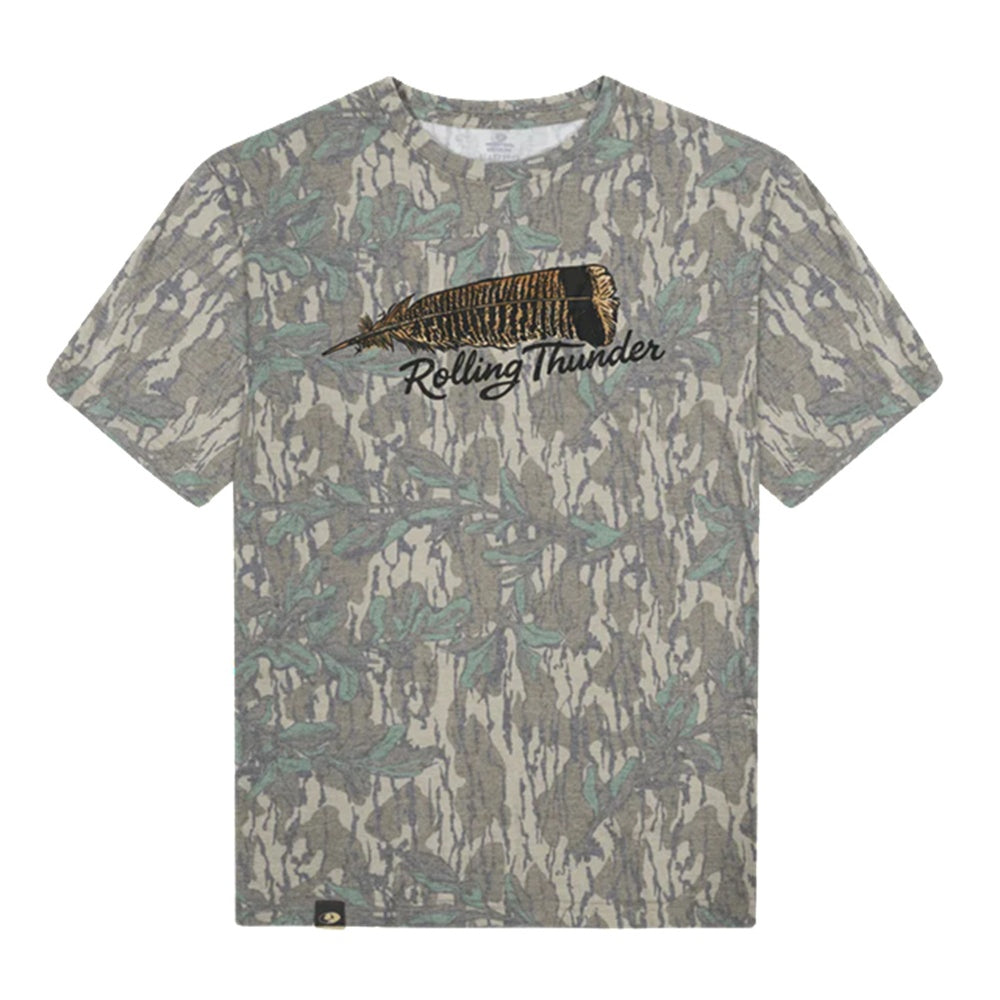 Rolling Thunder Washed Out Turkey Feather T-Shirt