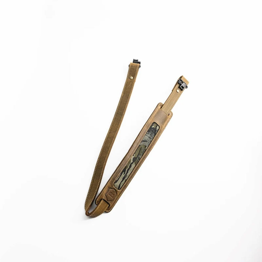 Rolling Thunder Leather Gun Sling with Mossy Oak Treestand Inlay