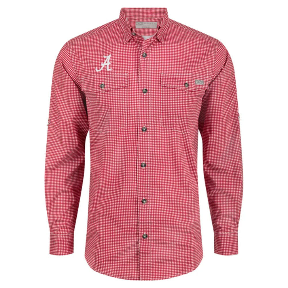 Drake Alabama Frat Gingham Long Sleeve Shirt