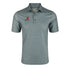 Drake Alabama Performance Chalk Striped Polo Quarry