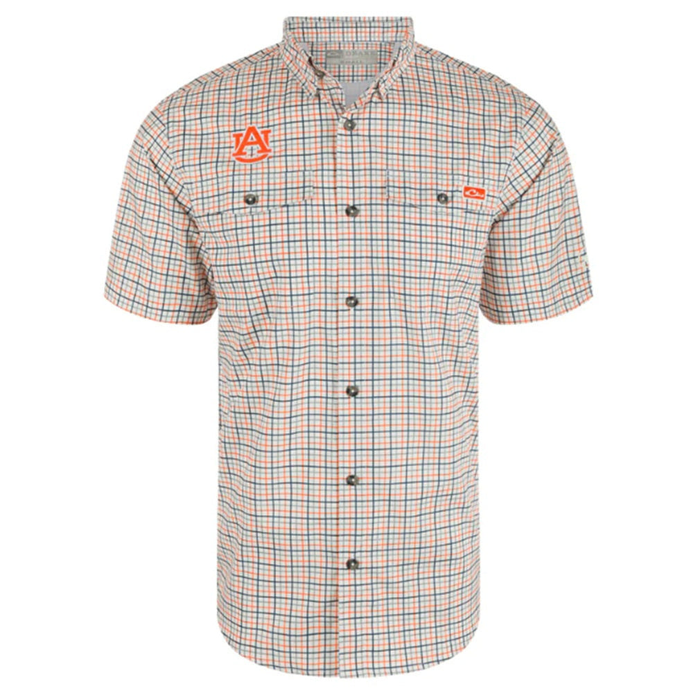 Drake Auburn Frat Tattersall Shirt S/S Shirt