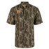 Drake Auburn 8-Shot Flyweight Solid Camo Sleeve Shirt Mossy Oak Original Bottomland
