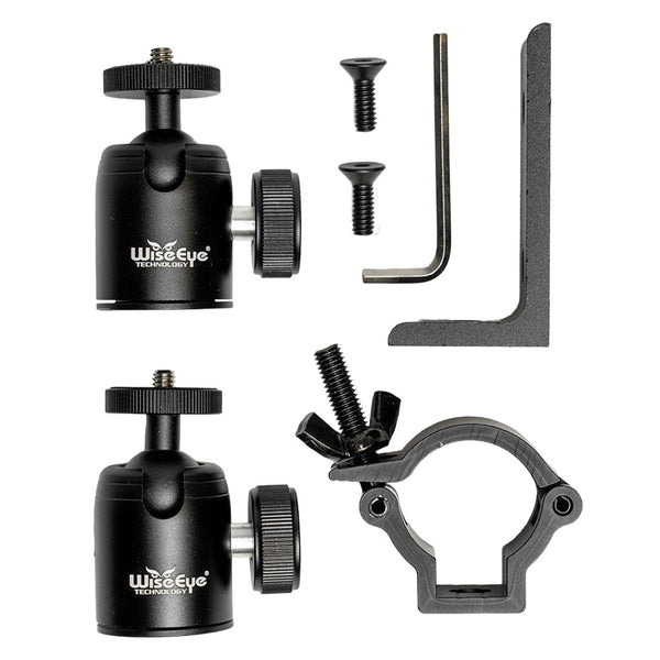 Wise Eye T-Post Double Ballhead Mount