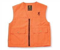 Browning Blaze Orange Zip-Up Hunter's Safety Vest