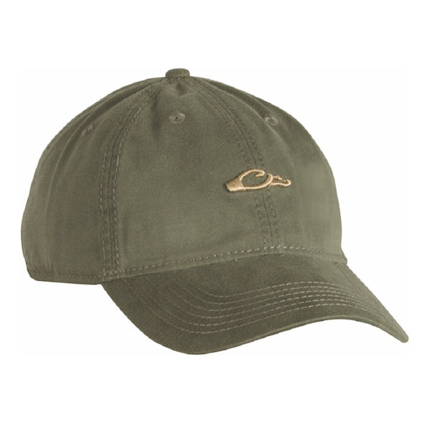 Drake Waterfowl Cotton Twill Logo Cap Olive