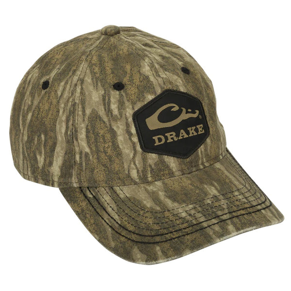 Drake Waterfowl Camo Cotton Twill Hex Patch Cap