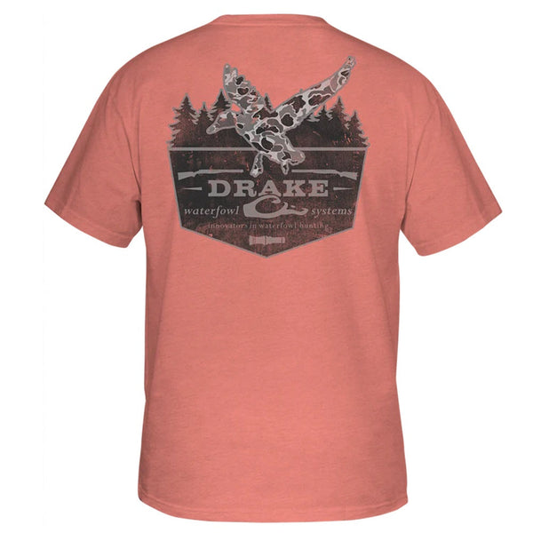 Drake Waterfowl Youth Old School In Flight S/S T-Shirt