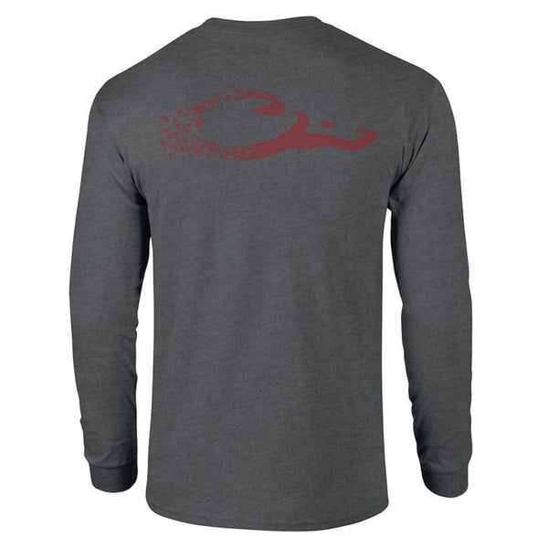 Drake Waterfowl Duck Logo L/S T-Shirt