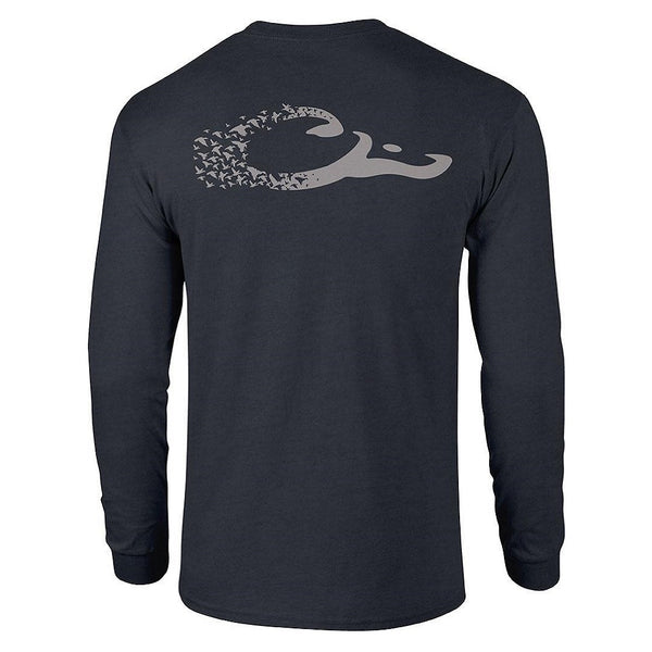 Drake Waterfowl Duck Logo L/S T-Shirt