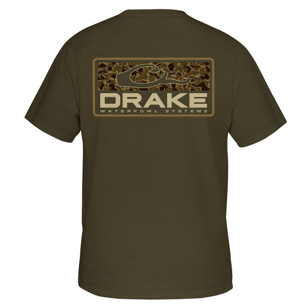 Drake Waterfowl Old School Bar S/S T-Shirt