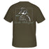 Drake Waterfowl Woodie Short Sleeve T-Shirt Army Green Heather
