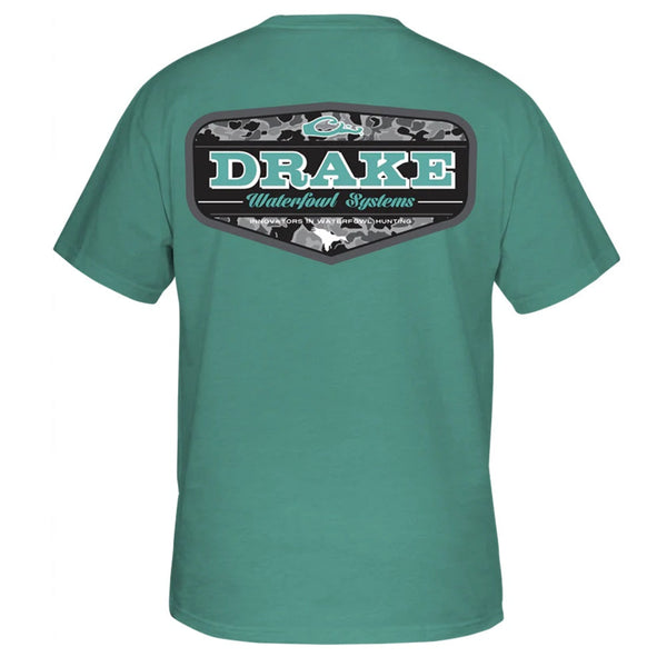 Drake Waterfowl Old School Badge S/S T-Shirt