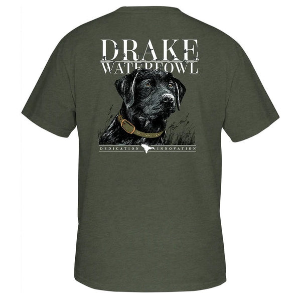 Drake Black Lab Collar Short Sleeve T-Shirt