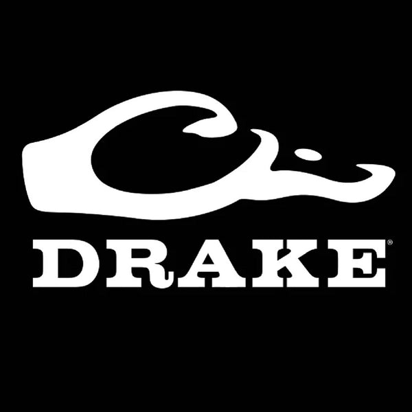 Drake Waterfowl Systems Logo Decal White
