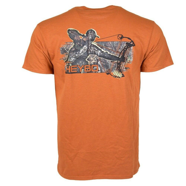 Heybo Bowhunter Short Sleeve T-Shirt Burnt Orange