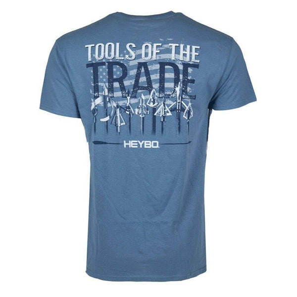 Heybo Archery Tools of the Trade Short Sleeve T-Shirt Slate Blue