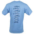 Heybo Stack of Bass Short Sleeve T-Shirt Sky Blue