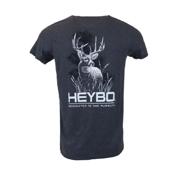 Heybo Buck Silhouette Short Sleeve Tri-Blend T-Shirt