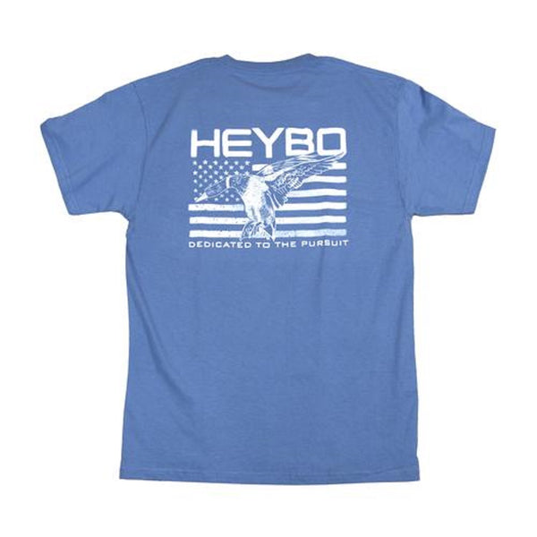 Heybo Mallard Flag SS T-Shirt Slate Blue
