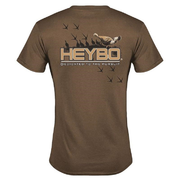 Heybo Turkey Tracks Short Sleeve T-Shirt Brown