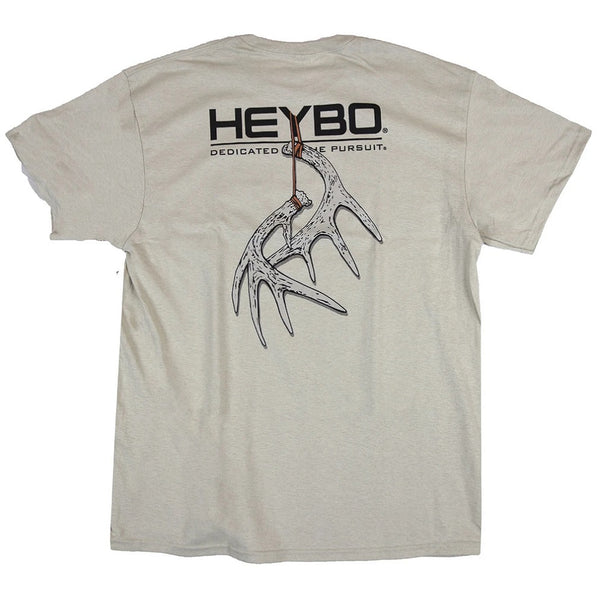 Heybo Hanging Antlers S/S T-Shirt Oatmeal