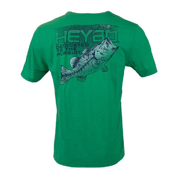 Heybo Bass vs Frog Short Sleeve Tri-Blend T-Shirt Green