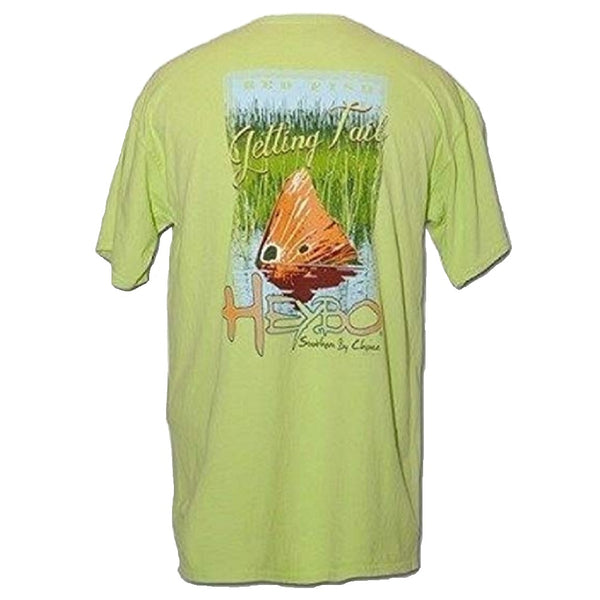 Heybo Red Fish Getting Tail SS Comfort Color T-Shirt