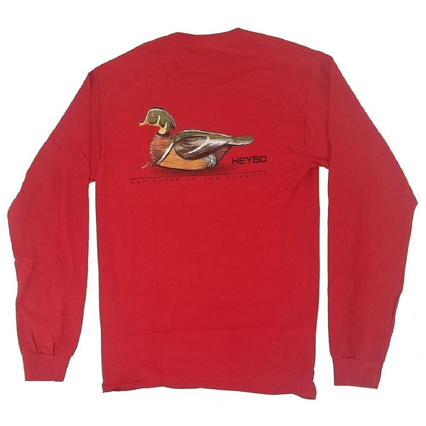 Heybo Wood Duck Decoy LS T-Shirt