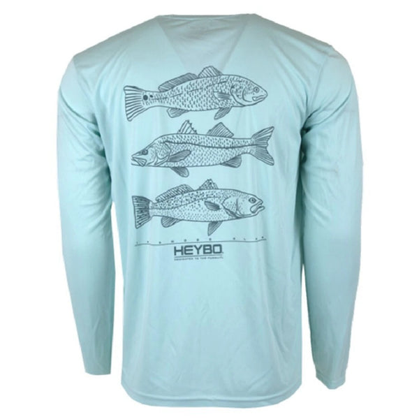 Heybo Reef Performance Inshore Fish L/S Performance T-Shirt