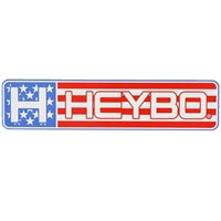 Heybo American Flag H Bar Logo 6" Flat Decal
