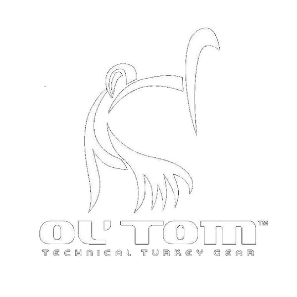 Ol' Tom Technical Turkey Gear Logo Window Decal Sticker