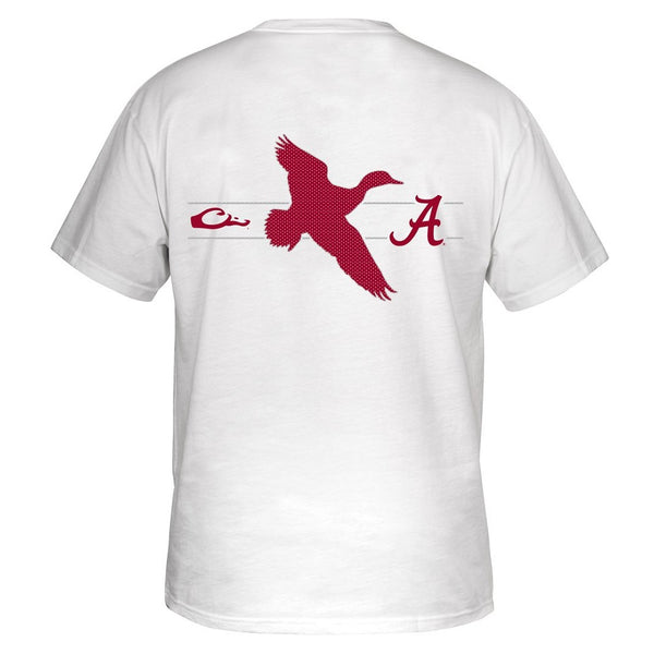Drake Waterfowl Alabama Drake & School Logo S/S T-Shirt